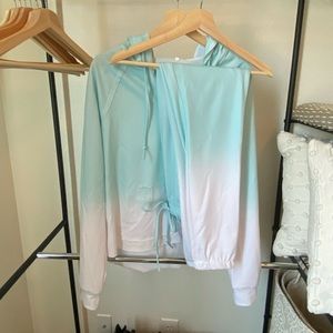 Tie dye ombre leisure set